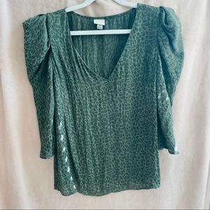A New Day green leopard top